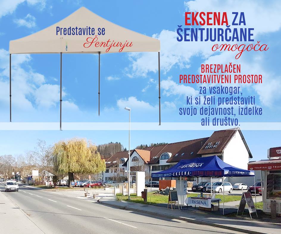 brezplačni predstavitveni prostor pred ekseno šentjur