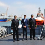 Sprejem na slovenski vojaški ladji Triglav 11 s strani poveljnika 430. mornariškega diviziona Slovenske vojske in kapitana bojne ladje Roman Anžič Deklaracija o načelih strpnosti Eksena