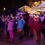 Obisk božičke na Ekseni Šentjur Izobraževalni center Eksena Kapljica Šentburger božiček veseli december